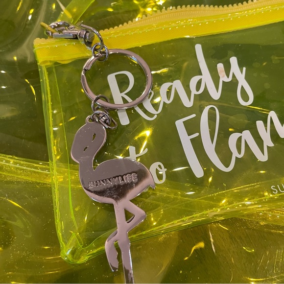 Neon Yellow Transparent Beach tote from SunnyLife - Picture 2 of 6